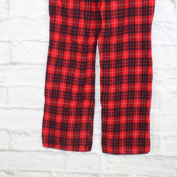 Vtg Pendleton Men's Red Black 100% Virgin Wool Pants Slacks Size 34 - Picture 6 of 8